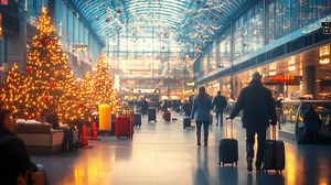 ¿Los precios de los vuelos navideños son más altos para los viajes internacionales?